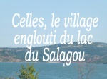 le lac du Salagou vu depuis le village de Celles - Copie